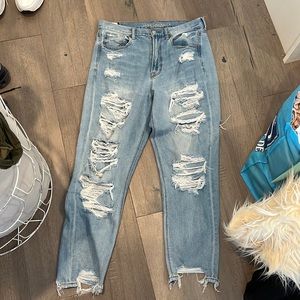 American eagle light wash denim jeans